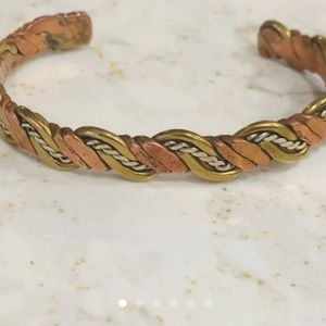 {SOLD}Braided Copper Brass Blend Bracelet